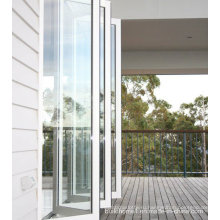 Закаленное стекло с раздвижными складными алюминиевыми дверьми Цены